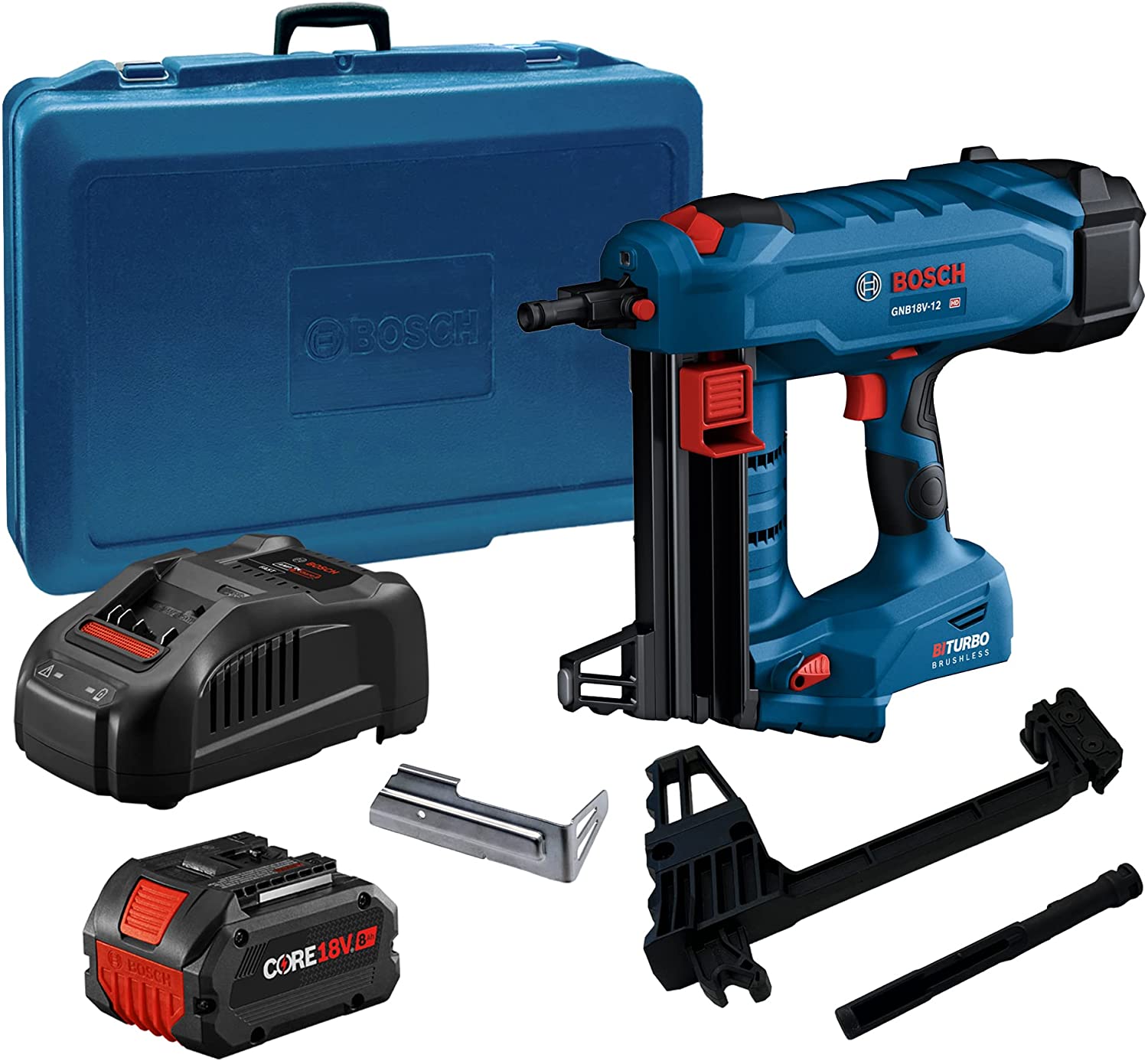 See Video On Amazon Bosch GNB18V Concrete nailer